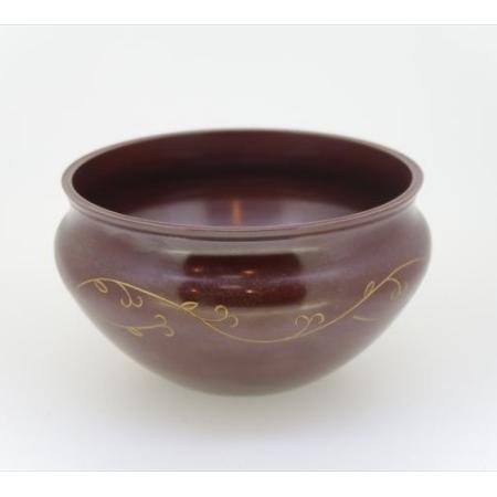 銅製 建水　新唐草