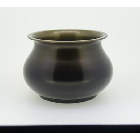 銅製 建水　浄益　小