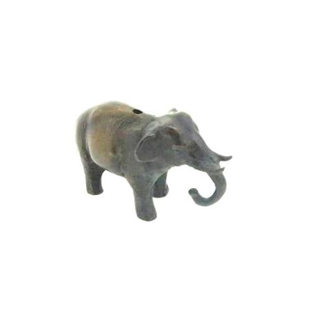 銅製　水滴　象