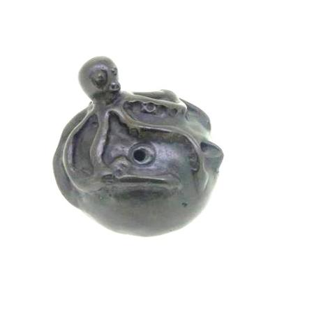 銅製　水滴　蛸